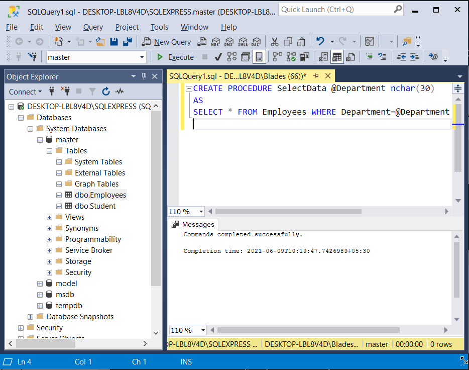 Advanced Stored Procedure Examples in SQL Server (17 Examples)