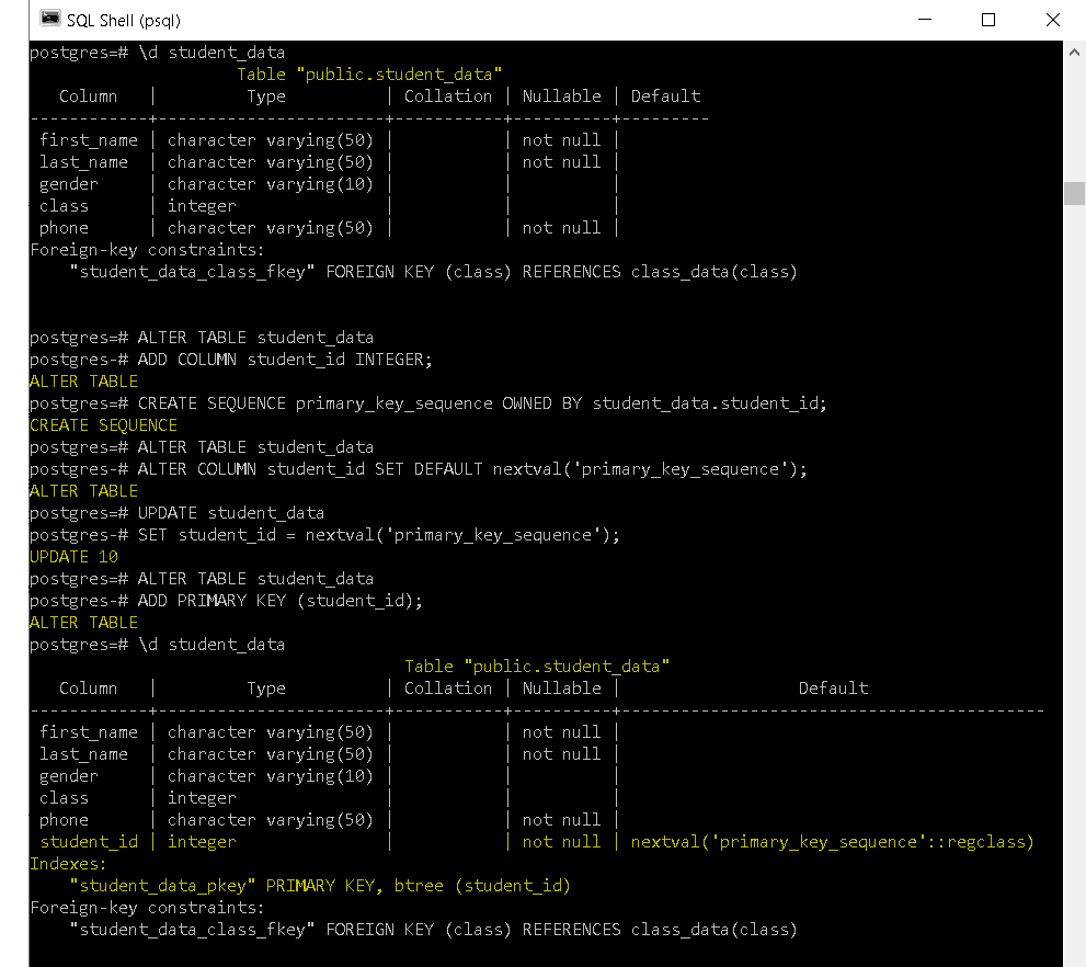 PostgreSQL ALTER TABLE + 19 Examples