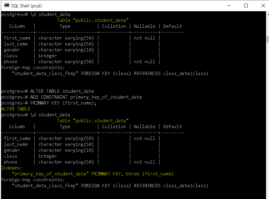 PostgreSQL ALTER TABLE + 19 Examples