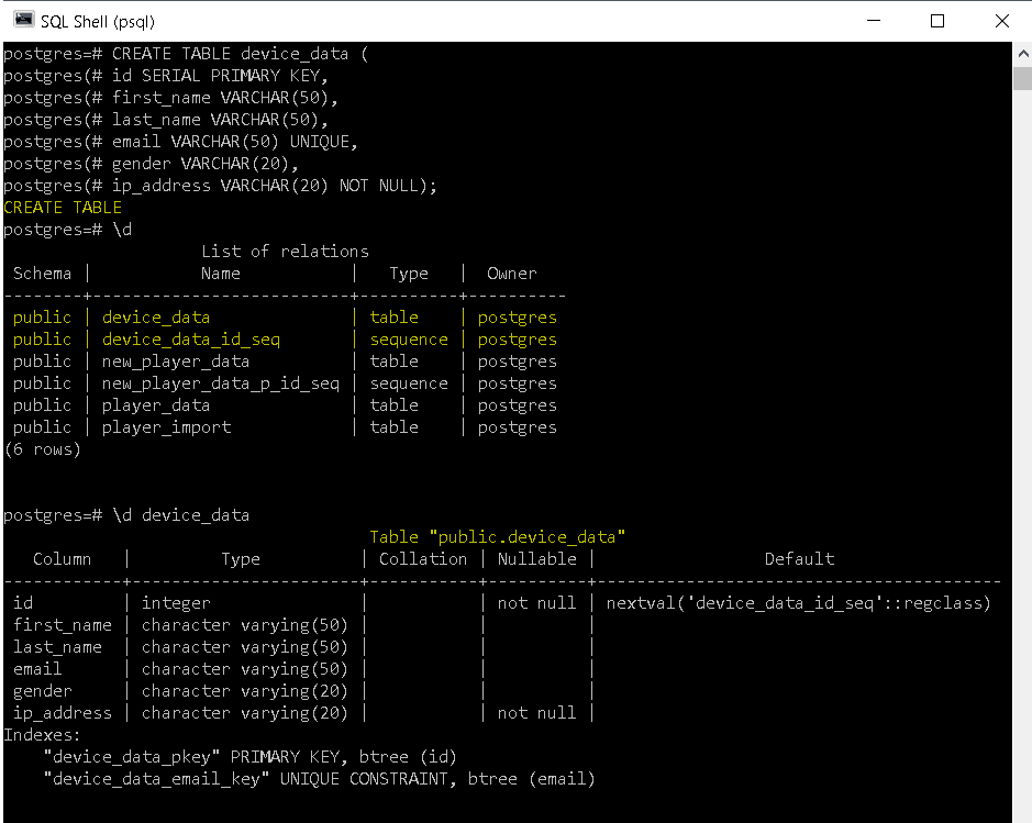 PostgreSQL INSERT Multiple Rows tutorial)