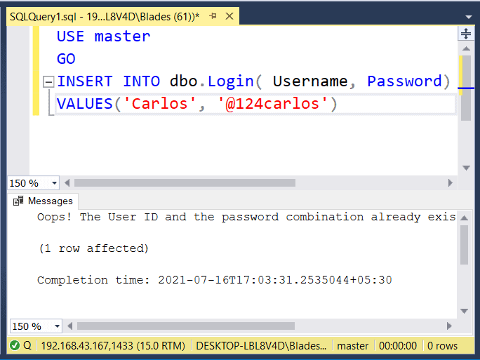 SQL Server trigger after insert with examples