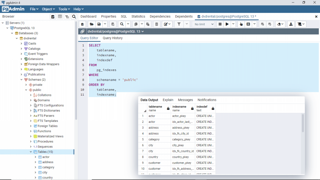 PostgreSQL drop all tables (With examples)