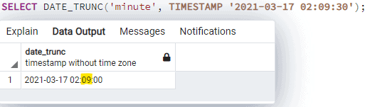 Postgresql Datetrunc Function Examples
