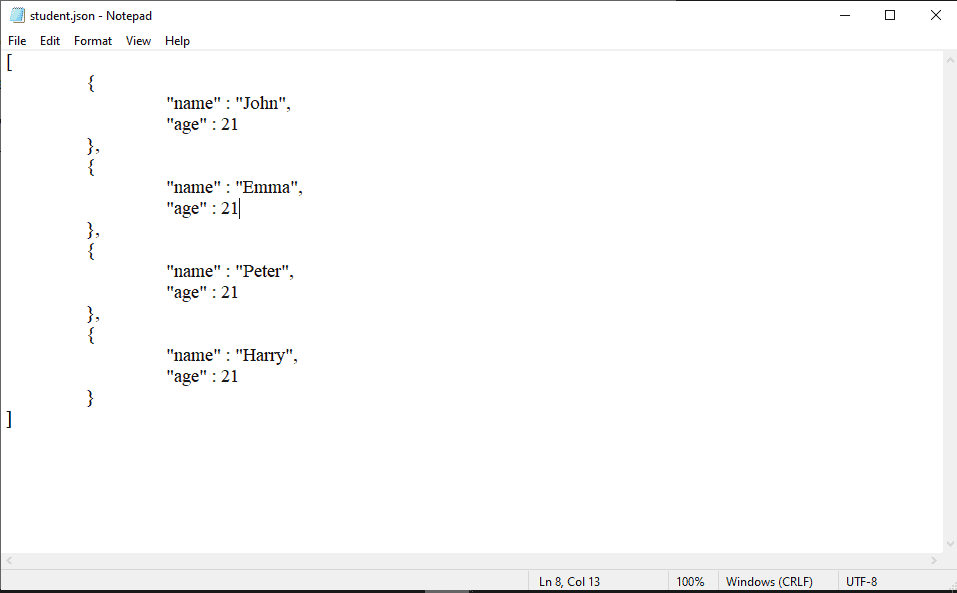 Import JSON and insert JSON into MongoDB