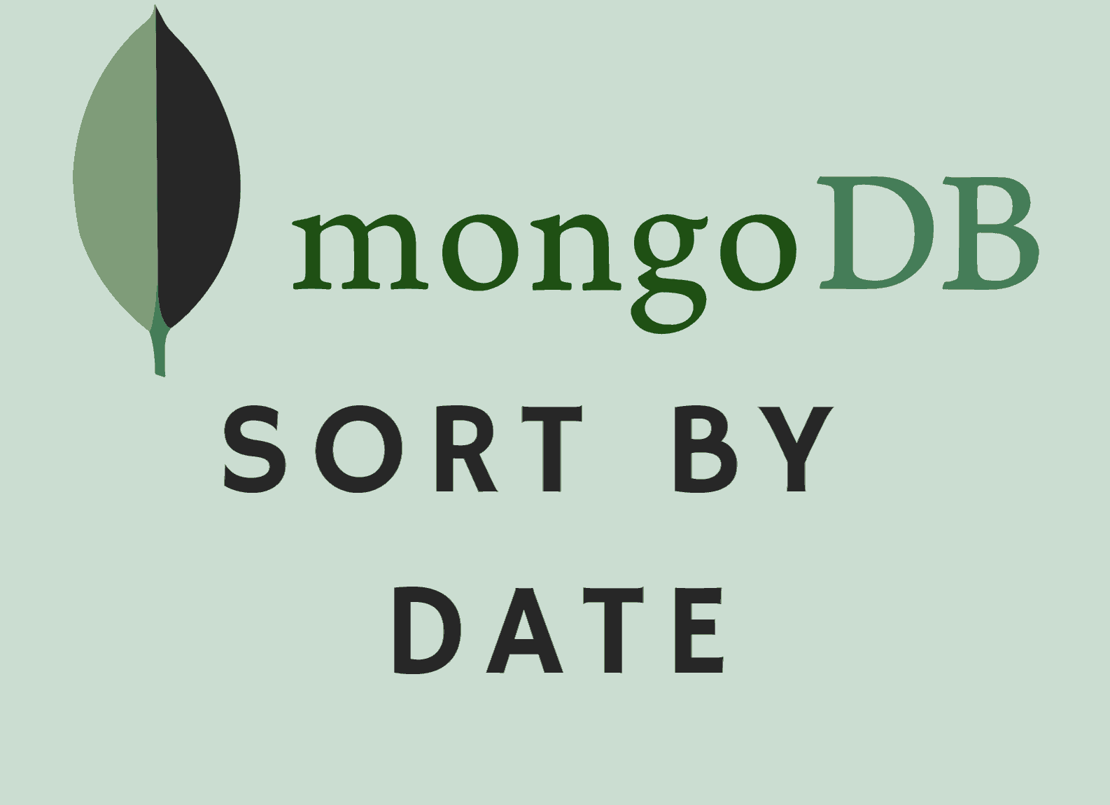 MongoDB sort by date + examples