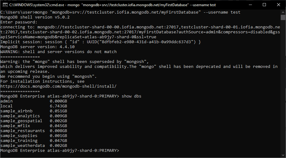 How to change collection name in MongoDB
