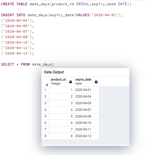 PostgreSQL Date Add + Add days to date in PostgreSQL Examples