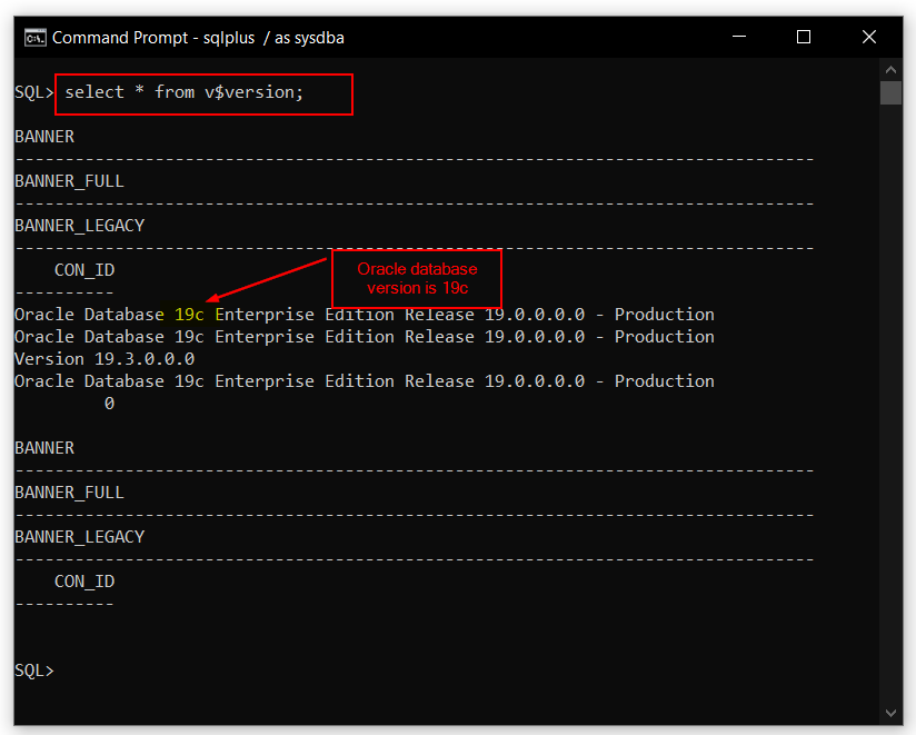 How to Check Oracle Database Version