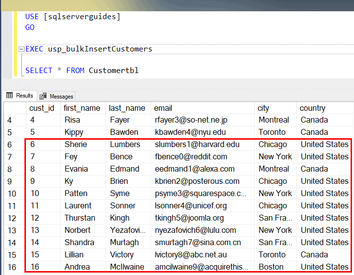 Sql Server Bulk Insert Csv Into A Sql Server Table Sql Server Dba