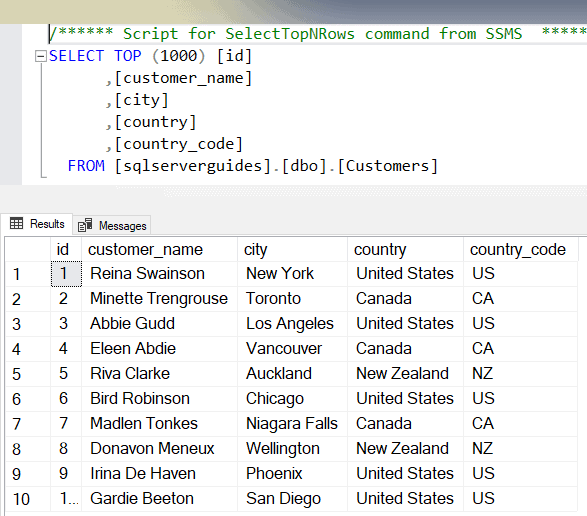 How to view table in SQL Server