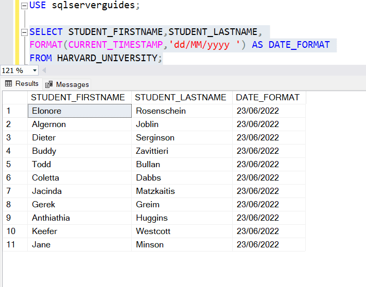 SQL Server Date Format [10 Amazing Examples]