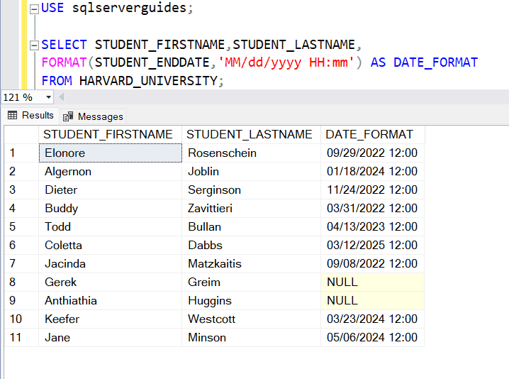 SQL Server Date Format [10 Amazing Examples]
