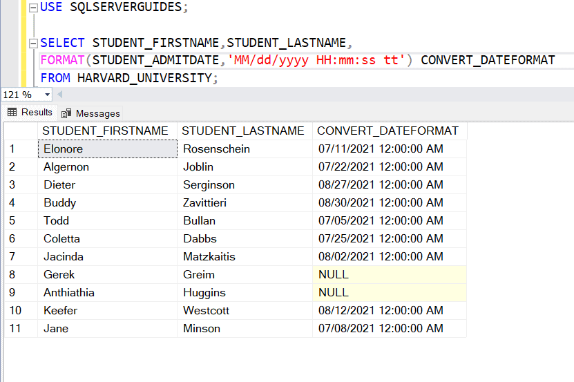 SQL Server Date Format [10 Amazing Examples]