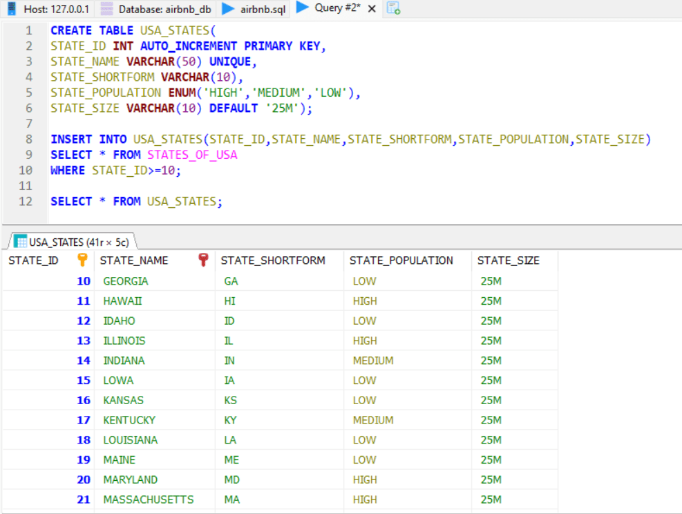 Add Data To Table MariaDB