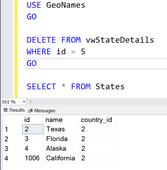 Instead of Trigger In SQL Server