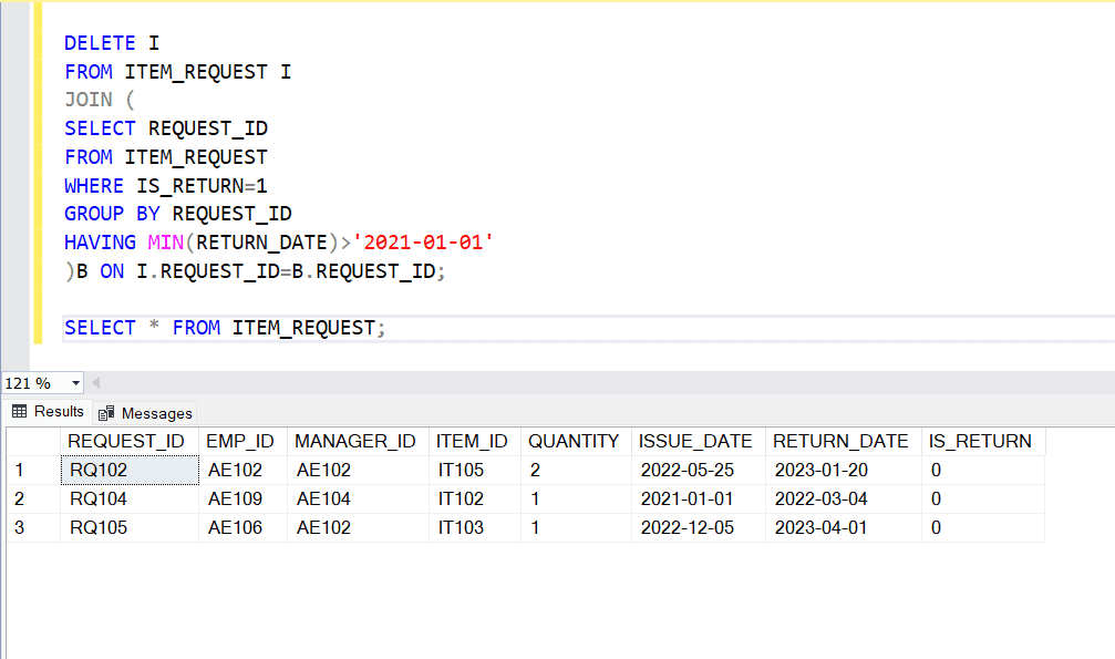 Delete From With Join in SQL Server