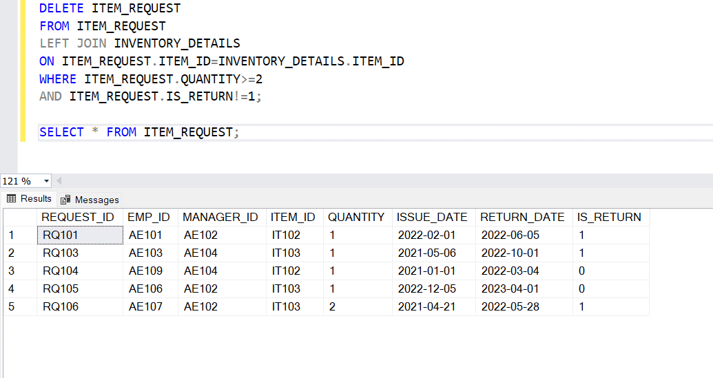 Delete From With Join in SQL Server