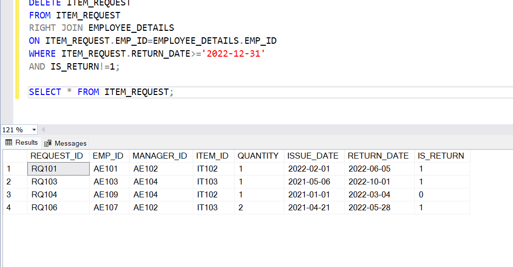 Delete From With Join in SQL Server