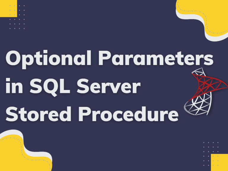 Optional Parameters in SQL Server Stored Procedure