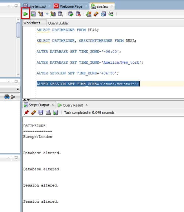 How to Check and Set Database Timezone in Oracle?