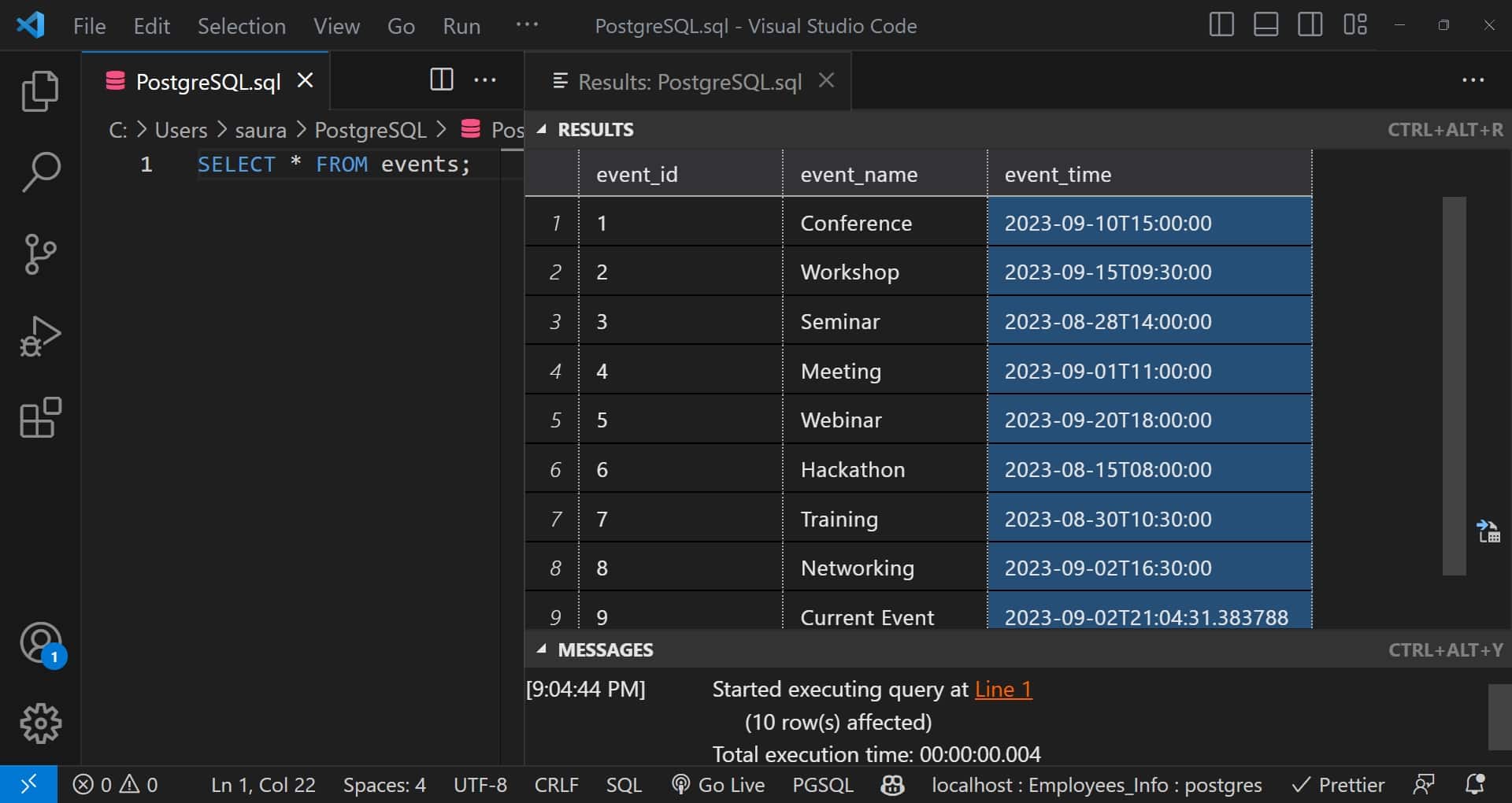 Postgres Timestamp Comparison
