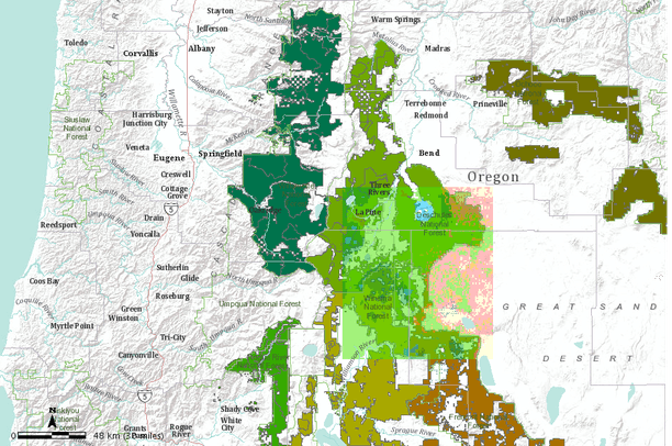 Map Of Eastern Oregon