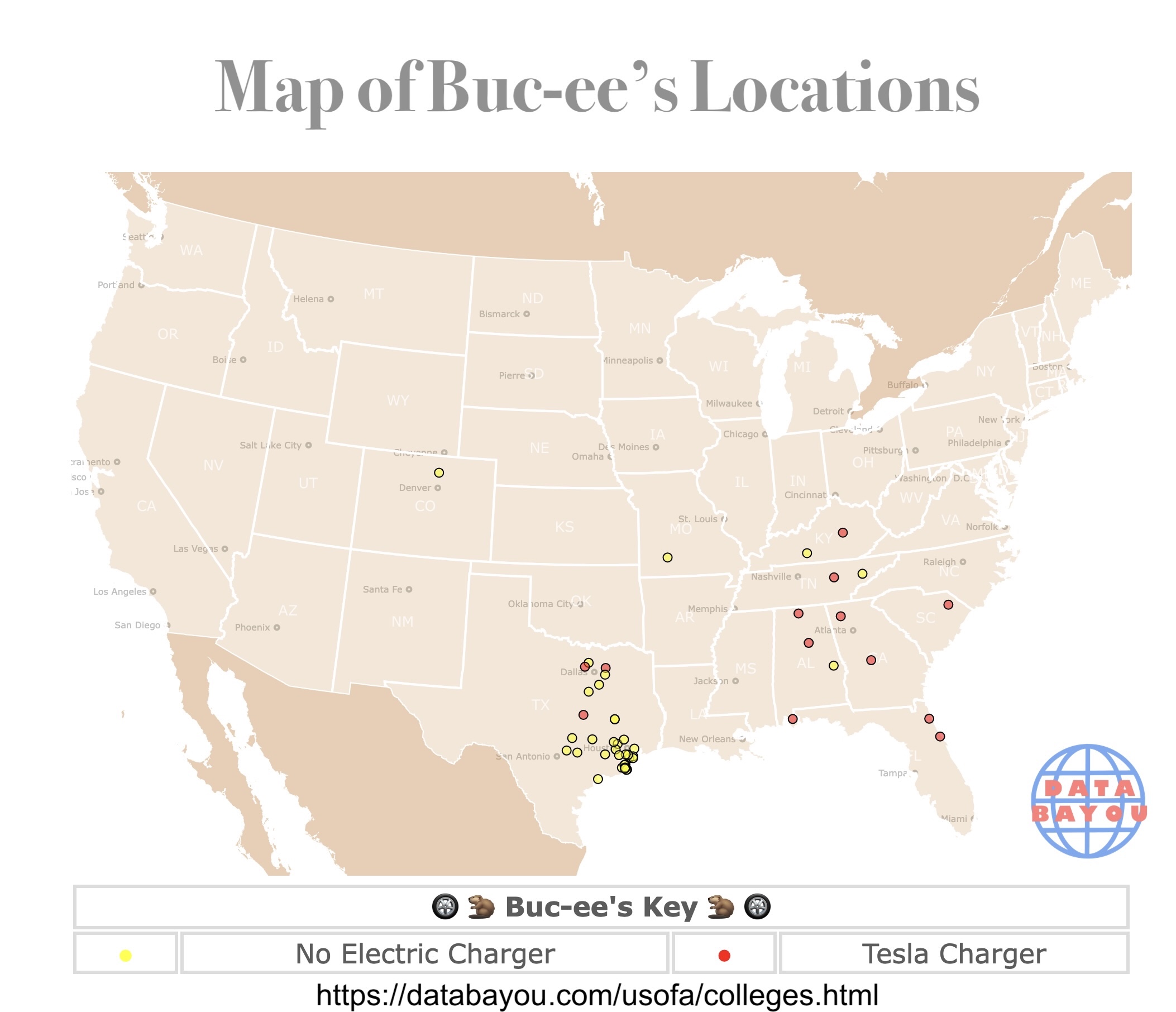 Exploring Buc Ee S Locations A Comprehensive Map Guide/all Buc Ees