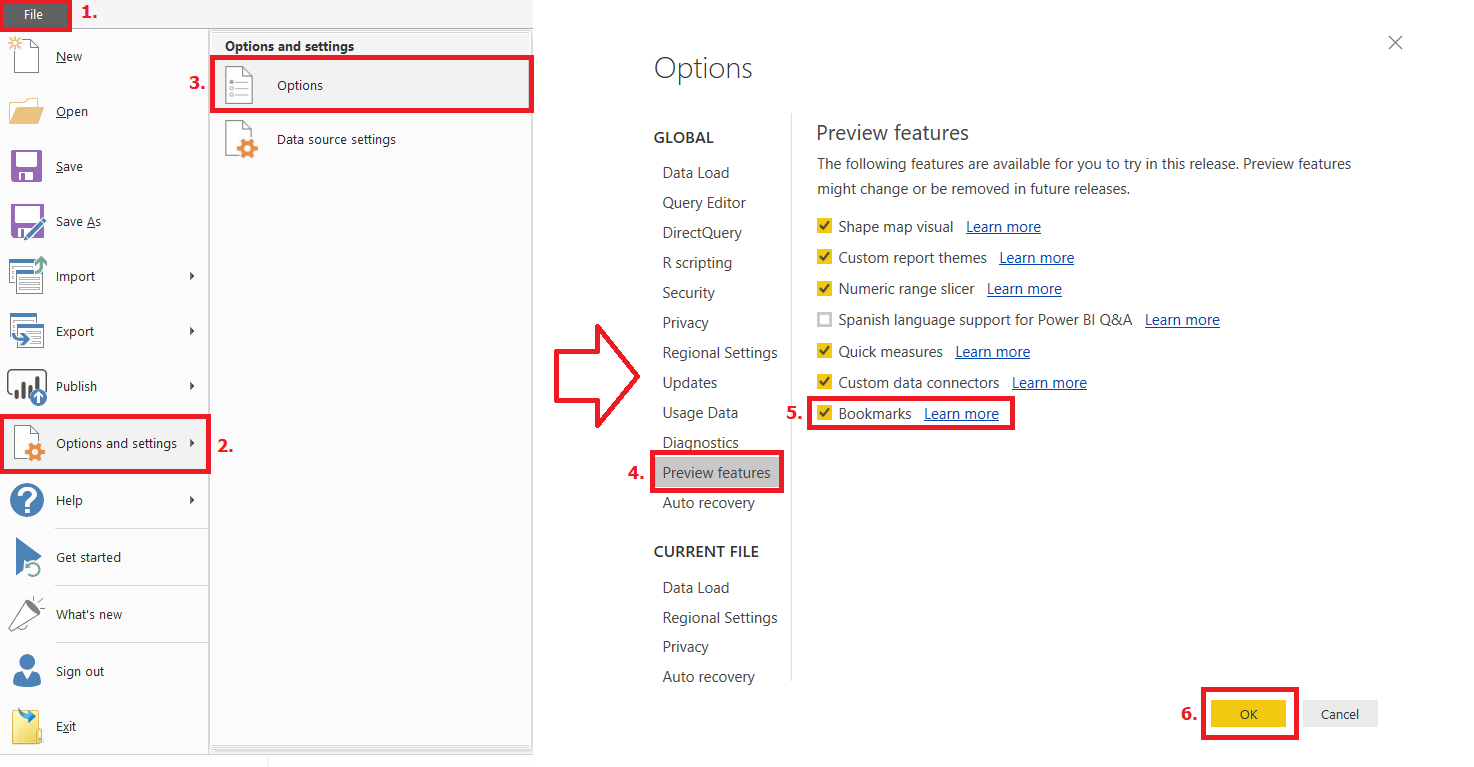 Power BI Bookmarks Data Bear Blog