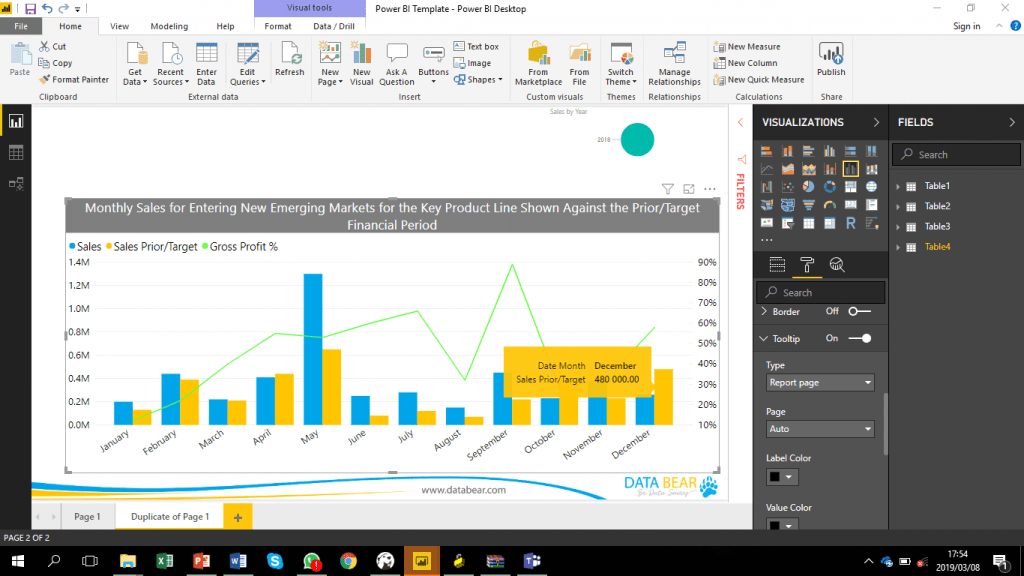 Power BI Desktop Summary Update March 2019 Databear