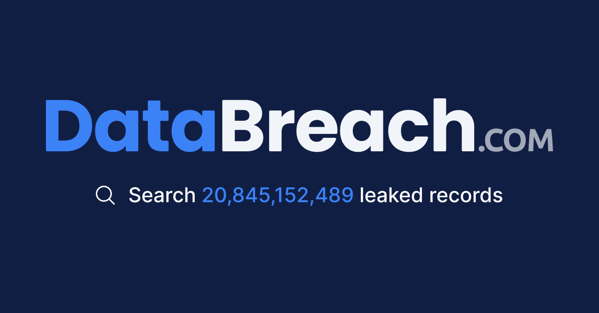 Unknown Breach (not SOCRadar) Search the Data Breach