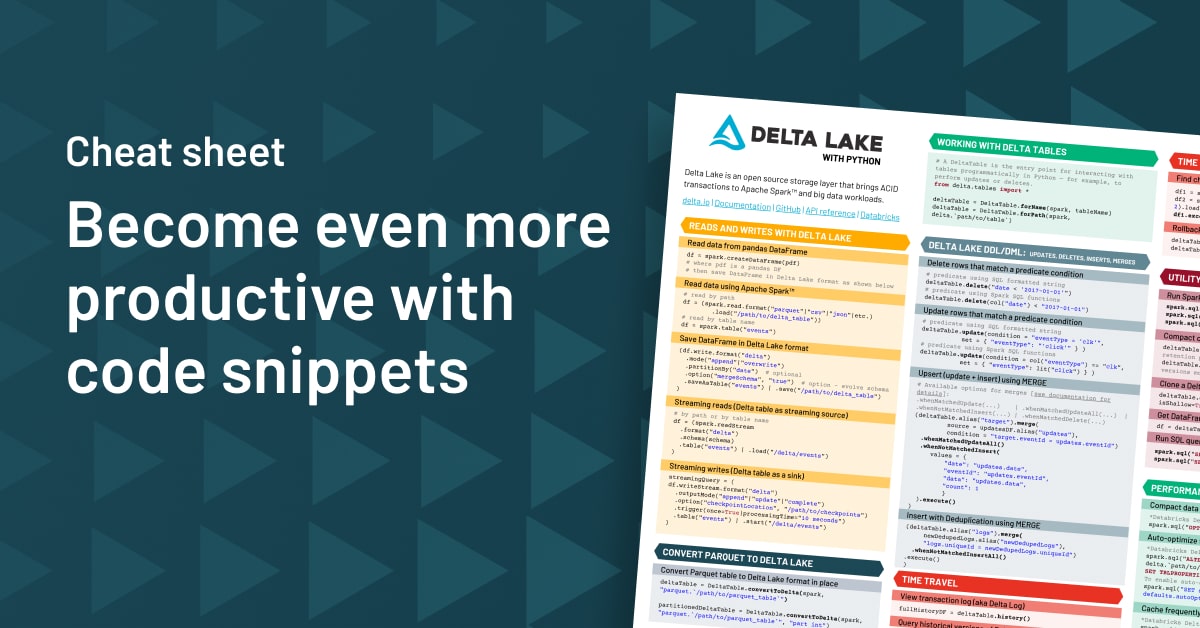 Delta Lake on Databricks Demo