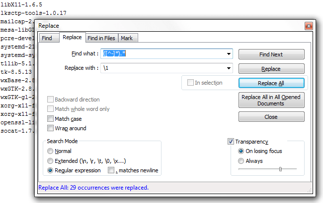Fields of application range from validation to parsing/replacing strings, passing. Notepad Replace With Regular Expression