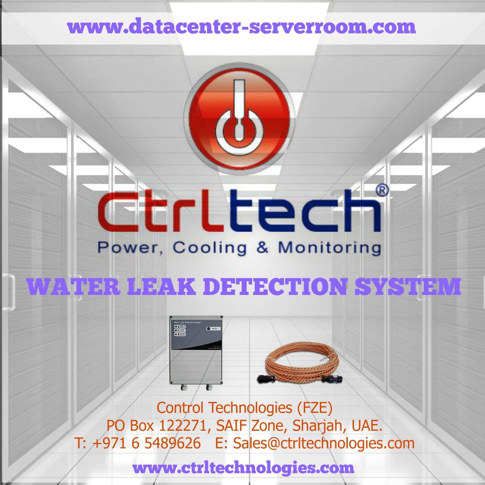 Water Leak Detection System for Data Center & Server Room