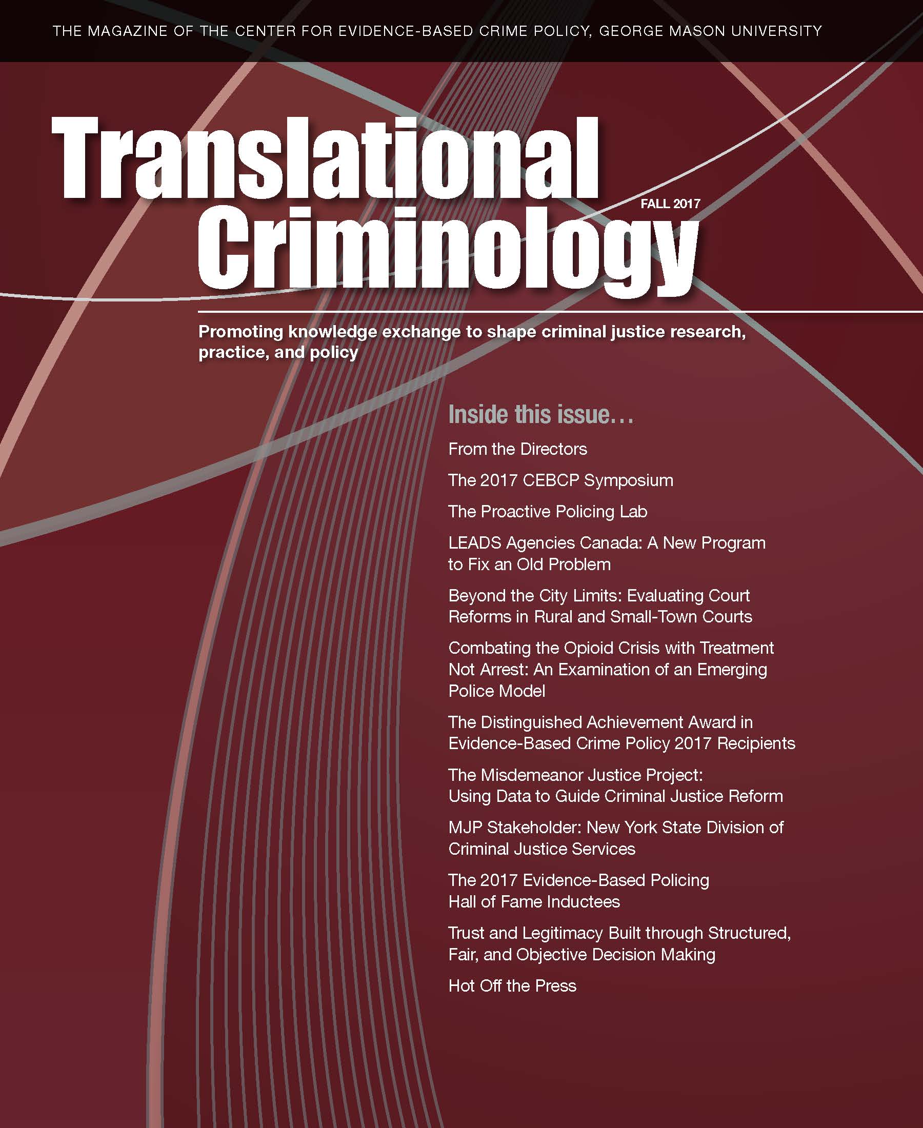 The Misdemeanor Justice Project Using Data to Guide Criminal Justice