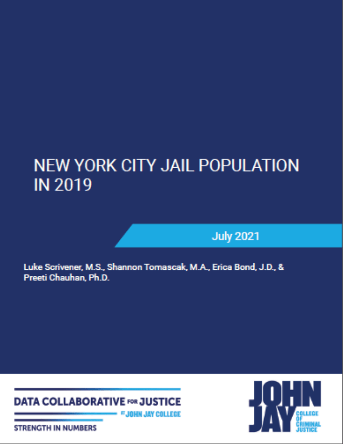 New York City Jail Population in 2019 Data Collaborative for Justice