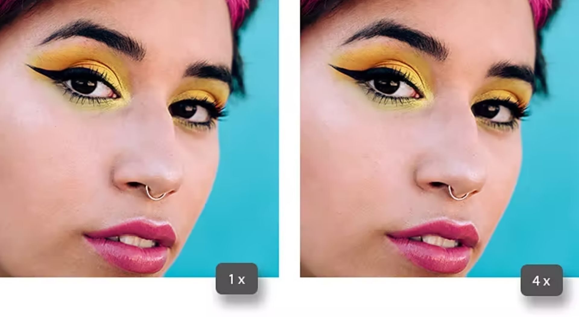 Conozca la función "AI de súper resolución" de y Lightroom