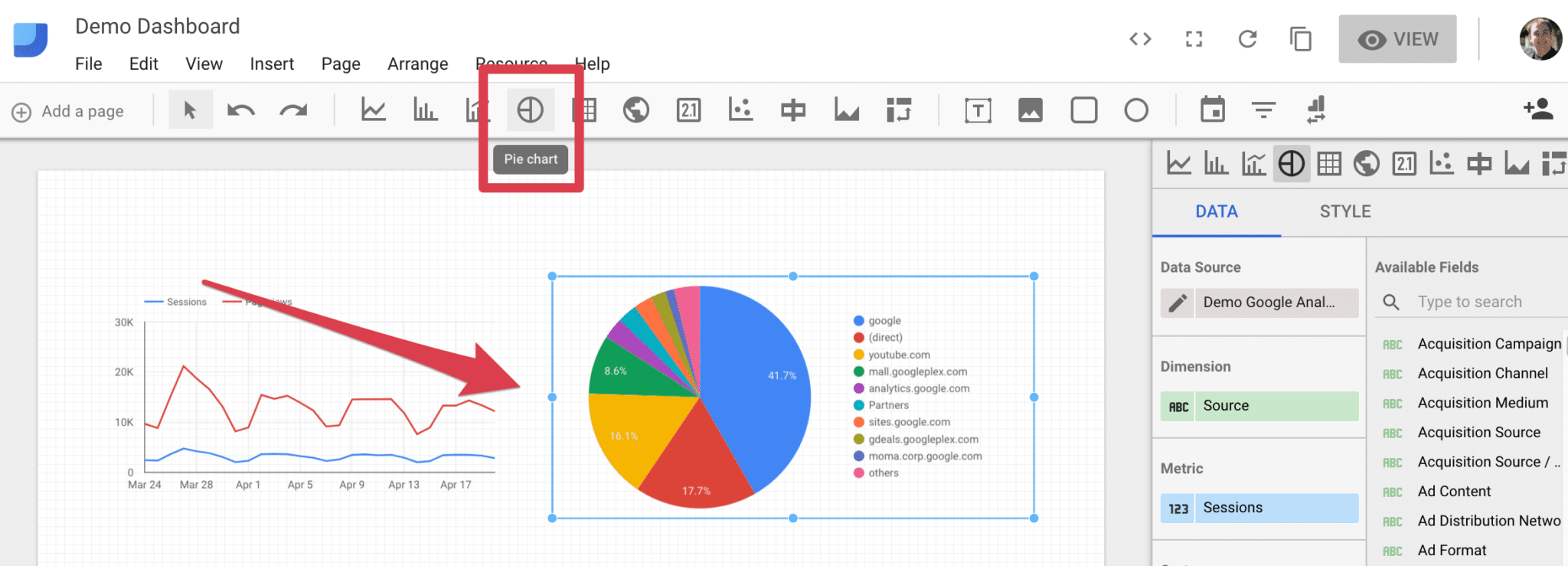 How to Build A Google Data Studio Dashboard StepbyStep Tutorial