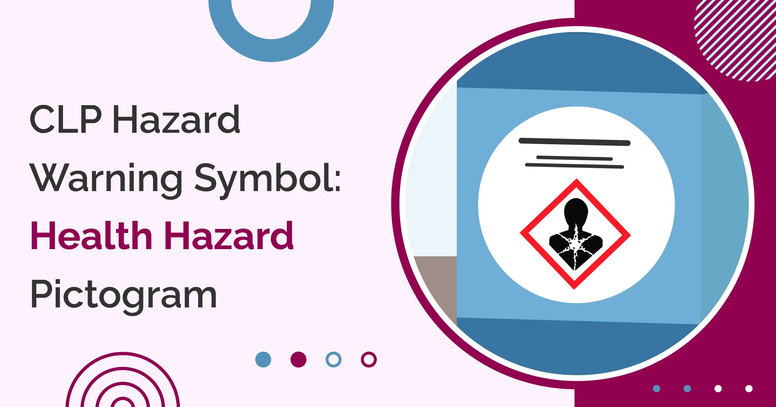 CLP Hazard Warning Symbol Health Hazard Pictogram dataEssence