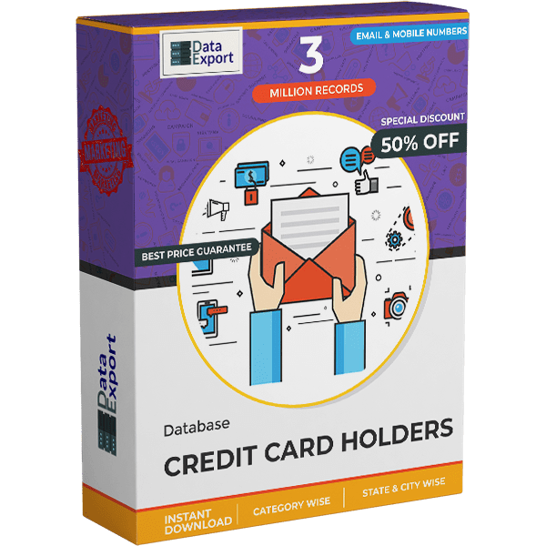 Credit Card Holders Database Buy Marketing Database