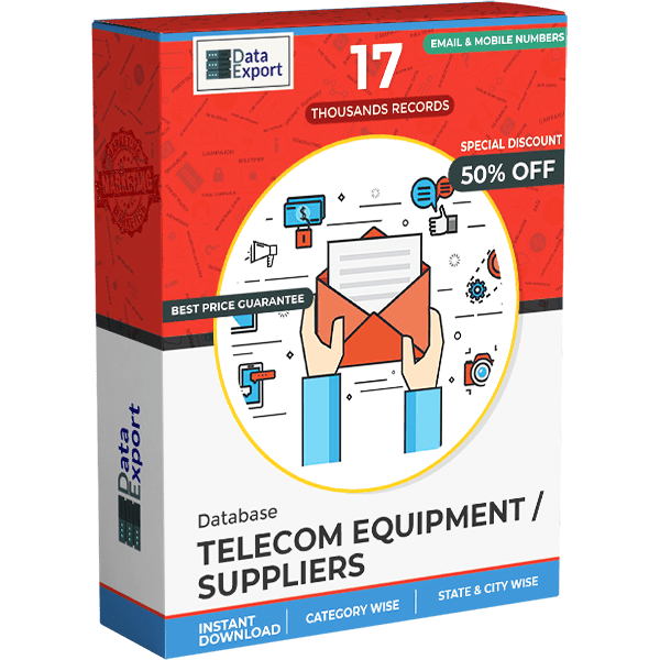 Equipment / Suppliers Database Buy Marketing Database