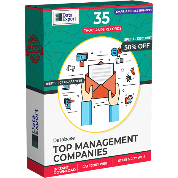 Top Management Companies Database Buy Marketing Database