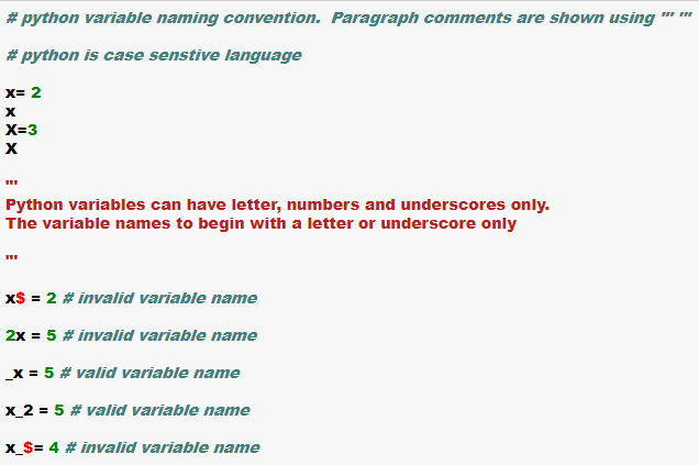 Python Variable Naming Convention RP’s Blog on Data Science