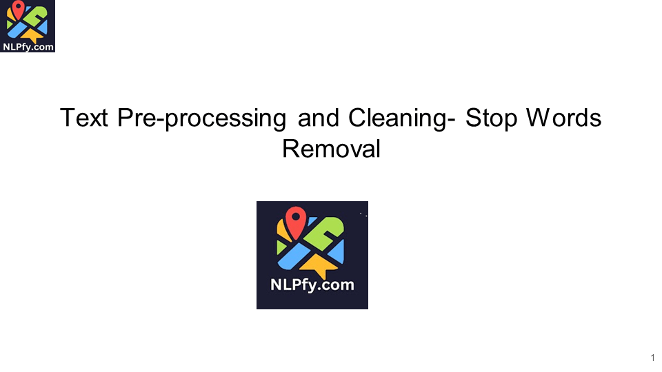 Text Preprocessing and Cleaning Stop Words Removal RP’s Blog on AI