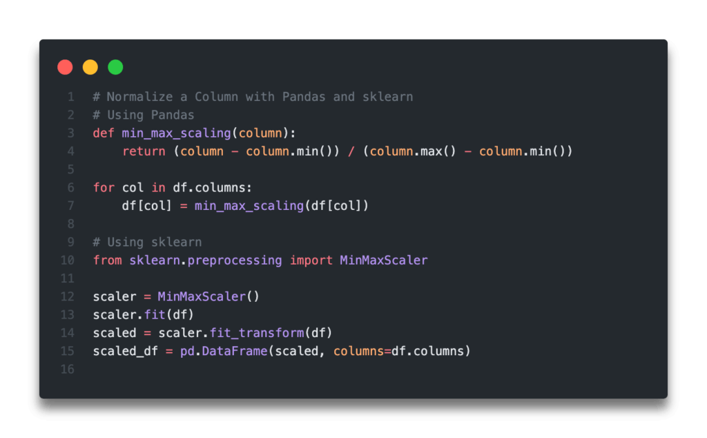 Normalize a Pandas Column or Dataframe (w/ Pandas or sklearn) • datagy