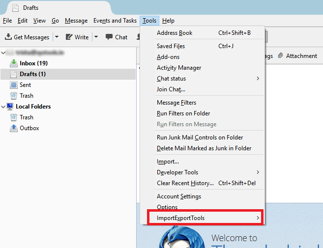 How Import MBOX into Thunderbird & Export From Thunderbird