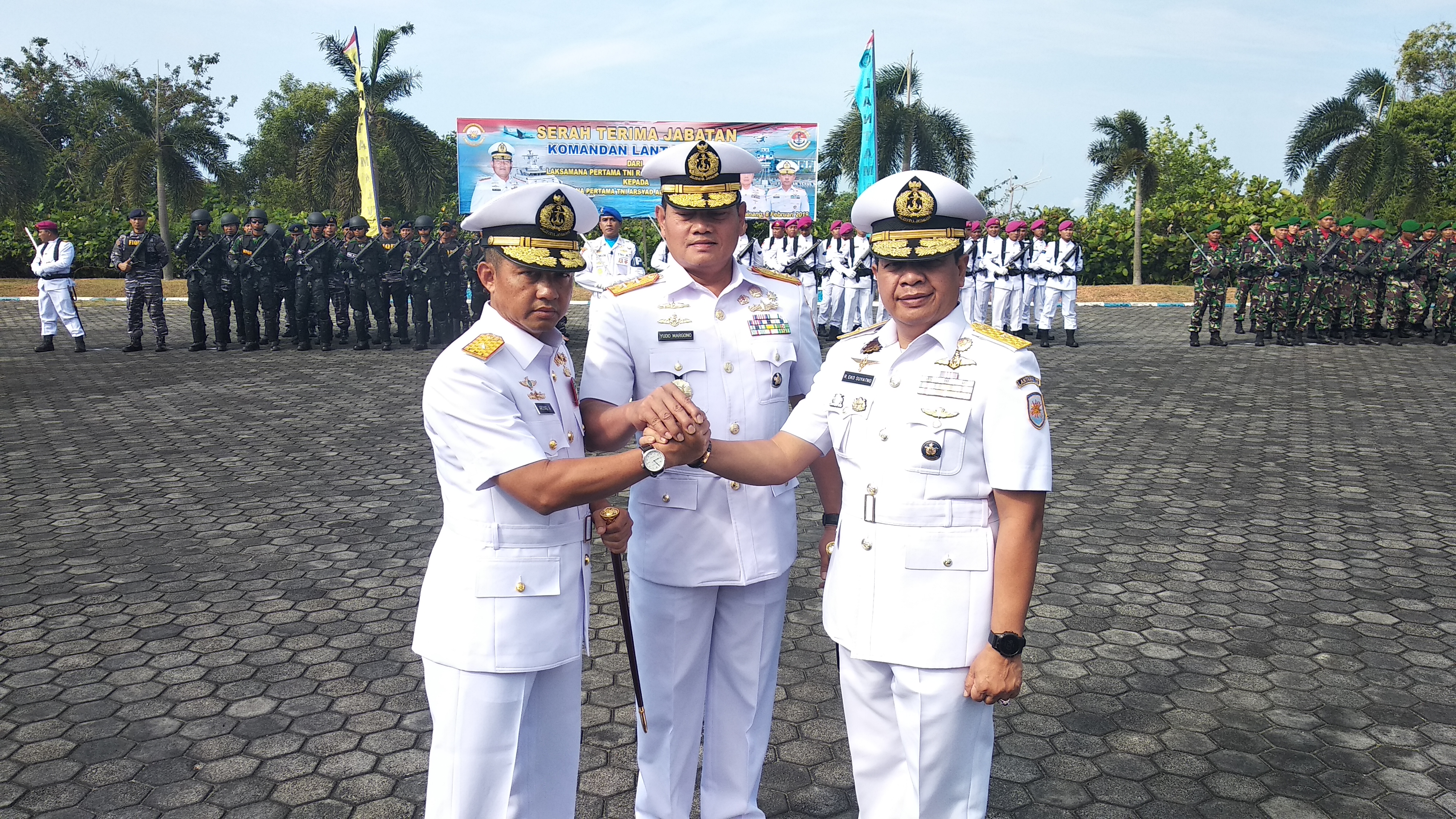 Pangkoarmada I Lantik Laksma TNI Arsyad Abdullah Sebagai