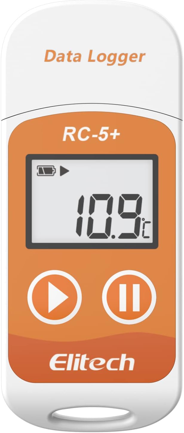 Elitech RC5+Digital PDF USB Temperature Data Logger Review Data Loggers