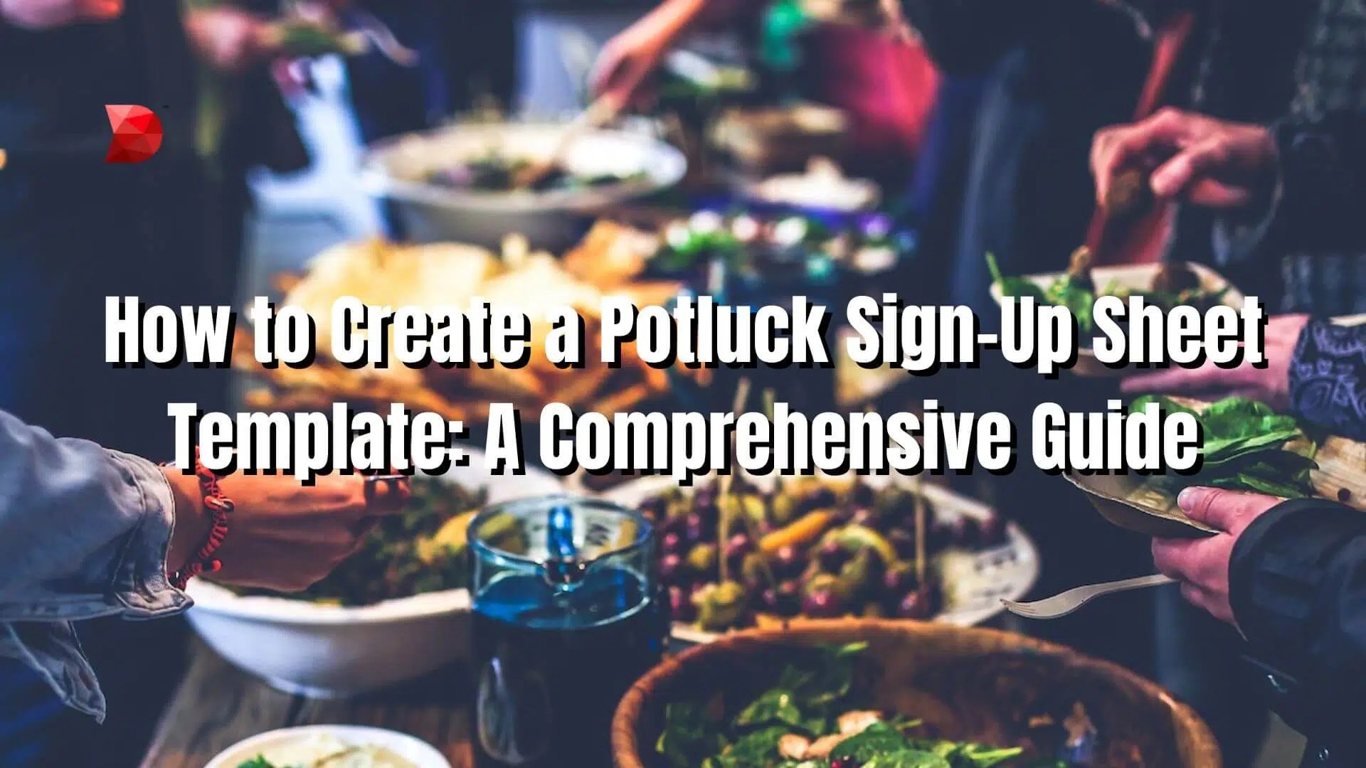 How to Create a Potluck SignUp Sheet Template DataMyte