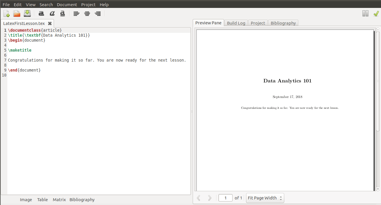 Writing papers using Latex Part 1 Data Analytics 101
