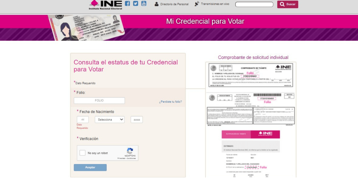 INE así puedes dar seguimiento a tu trámite de la credencial de